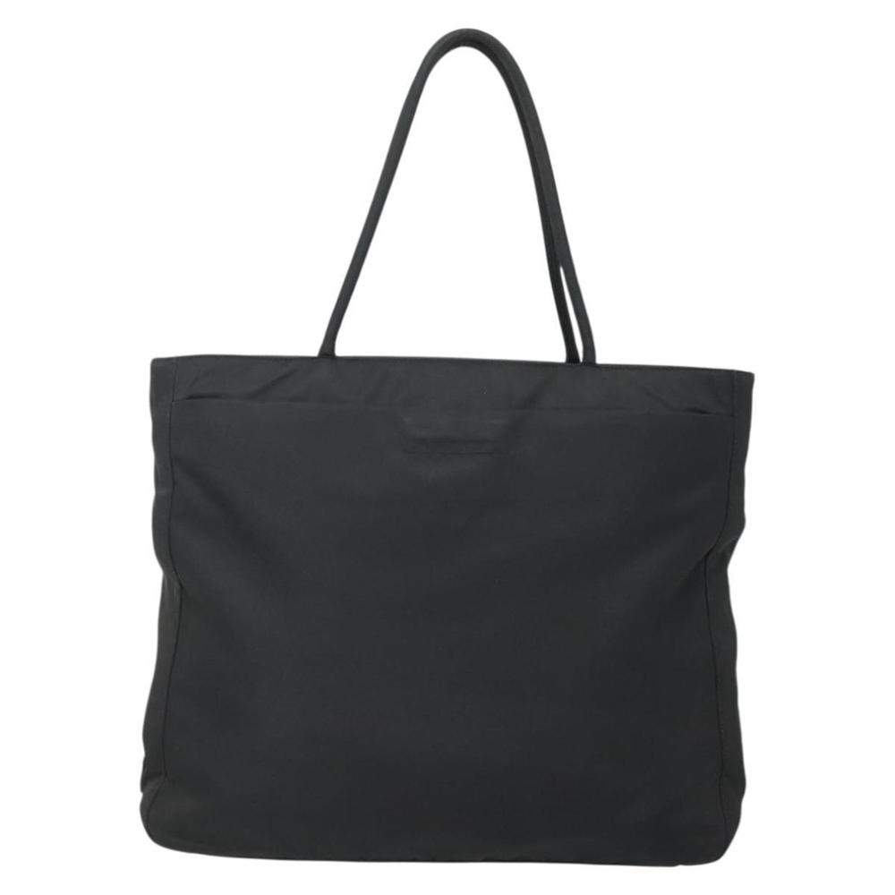 PRADA Tote Bag Nylon Black Silver Auth ti3279 - Picture 13 of 16